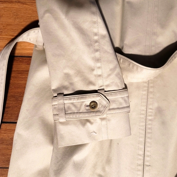 Coach Trench Coat Khaki Size L - Picture 4 of 6